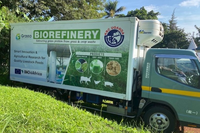 BIO4Africa sets up biorefinery to extract protein from green waste